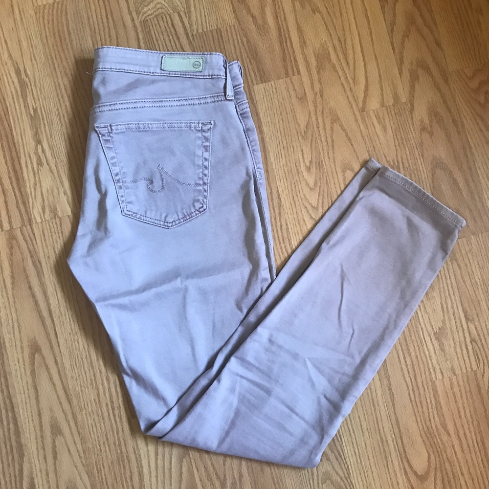 FLASH SALE!! AG Stevie Ankle Sateen Jeans - Mauve Purple